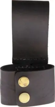 Sheaths Axe Belt Holder Black Leather Dimensions: 3" x 2" x 5.5" Snap Closure