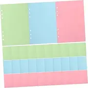 AUTSUPPL Refill Binder Paper 40 Pages A5 Loose-leaf Paper Planner Inserts Notebook Refills for Writing