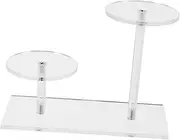 TIDTALEO 1 Set Acrylic Display Rack Jewelry Holder Storage Shelves Desktop Stand Storage Shelving Jewelry Stand Cake Stand Ornament Display Stand Dessert Display Stands Transparent