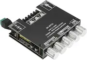 ZK-MT21 2.1 Channel Bluetooth Subwoofer Amplifier Board, 50Wx2+100W DC12-24V, AUX Input, Treble and Bass Control, for DIY Speaker