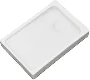 Sumiundo 24061 Inkstone, White Ceramic Inkstone, Small, 2.4 x 3.5 inches (60 x 90 mm)