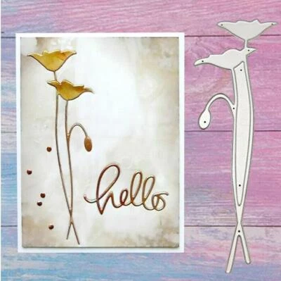 Lotus Flower Metal Cutting Dies Stencil Scrapbooking Embossing Album Card Making