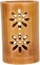LALADEFIEE Hollowed Bamboo Chopstick Organizer Tableware Holder for Kitchen Utensils Compact Design for Home Restaurant Hotel Use Measures Height