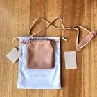 Oroton Lilia Mini Bag Drawstring Crossbody Leather Pouch, NWT - RRP $149