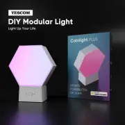 Hexagon WiFi Smart LED Light Modular Voice Control Bedroom Office Party Décor