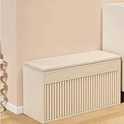3 Tier Shoe Rack Cabinet, Shoe Bench Storage with Seat, Shoe Bench with Storage and Flip-up Drawer, Entryway Shoe Storage(White,23.62in)