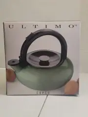 Vintage Ultimo Copco Enamel Teapot Evening Sage Green