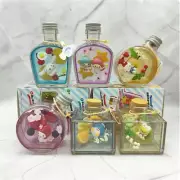 6 Style/Set Sanrio Hello Kitty Melody Cinnamoroll Fruit Pie Perfume Bottle Anime