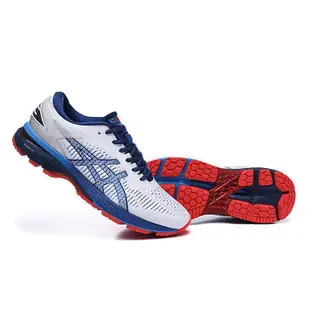 亞瑟士 Asics【現貨】asics GEL-KAYANO 25 男士穩定減震減震跑鞋白藍