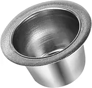 Angoily Stainless Steel Coffee Capsule Reusable Filter Cup for Espresso Machine No Silicon Ring Easy Cleaning