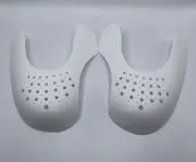 Anti Crease 6 Pairs Shoe Protector Anti-Wrinkle Cover Shield Cap White Size L