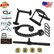 Pro Quality LAT Pull Down Attachment Bundle - Ultimate Gym Cable Accessories