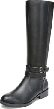 Naturalizer Women's Garrison, Black Wide Calf Boot, Size 11 M