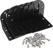 TEHAUX 6pcs Motor Fixed Rack for Gear Reduction Motors Shaped Bracket Anti Paint for Model Cars Robots and Hobby Projects