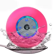 Colorful LED suction cup waterproof music Bluetooth speaker