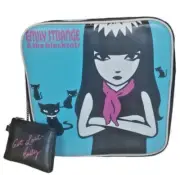 2005 Emily The Strange Vinyl Sling Messenger Flight Bag SAMPLE Joan Jett cats