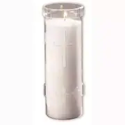 Beautiful 7 Day Prayerlights Sanctuary Light Features Clean Burning 12 per case