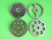 #8 4-pc SET 4 grinding plates for LEM Cabelas MTN etc. Meat grinder or mincer