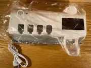 New Multi Function Toothbrush Sterilizer 4 Toothbrush Holder White Wall Holder