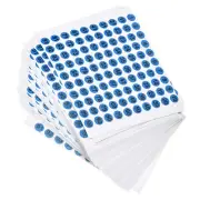 Round Number Stickers (10mm/0.39") 50Sheet, Coated Paper Number 1-100 Self