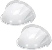 Gadpiparty 2pcs Weatherproof Camera Rain Covers Durable Outdoor Protective Shield for Security Cameras Easy Installation Enhanced Viewing Window for Rain Sun Debris Protection