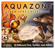Aquazone Seven Seas Collection Pc New XP Screensaver 18 Turtles Fish and Jellies