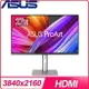 華碩 ASUS PA279CRV 27吋4K寬螢幕 HDR400專業繪圖螢幕27型/4K/HDMI/DP/IPS/Type-C