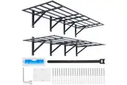 VEVOR 2PCS 72x24in Garage Storage Shelving Wall Mounted Heavy Duty Shelves Rack