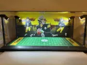 Kenny Pickett Custom 2 Mini Helmet display case w/ LED lights - Steelers