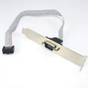 (50/pack) Motherboard DB9 RS232 Com Port Serial Header Connector Cable Bracket