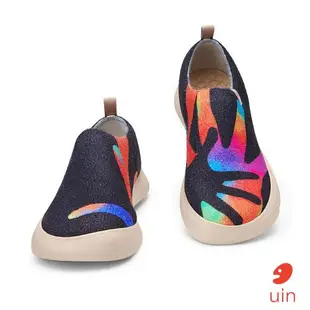 uin西班牙原創設計 男鞋 愛的掌心3彩繪休閒鞋M1710778