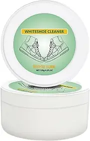 [Generic] White Shoe Cleaner, 120ml Neaker Whitener with Sponge Eraser, Household Cleaning Supplies, Multifunctional Shoe Polishing Tool for White Shoes, Sneakers, Canvas Shoes, Leather Shoes