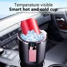 12V Car Hot & Cold Cup Electric Fast Cooling/Heating Cup Holder W/Touch Screen