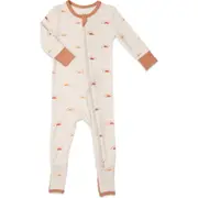 Baby Grey by Everly Grey Convertible Zip Romper in Sunrise at Nordstrom, Size 18-24M