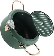 MOLUCKFU 1Pc Tempura Frying Pot Non Stick Deep Fryer for Home Cooking Easy to Use and Clean for Induction Cookers for Tempura and Fried Dishes