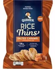 Rice Cake Thins Salted Caramel - 2.5 OZ Bags (Pack of 6)