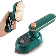 Mini Clothes Iron, Portable Mini Hand-held Travel Ironing Machine, Hand-held Dry and Wet Ironing Machine, Micro Steam Iron,Suitable for Home and Travel(Green)