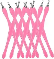 Ipetboom 10pcs Nail Art Tools Cuticle Trimmer Pusher Fork Callus Removal Fork Non- Handle