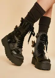 [Current Mood] Awaken The Night Butterfly Combat Boots