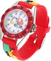 [LIFKOME] Silicone Watch Watch Digger Watch For Young Watch Phone for Boys Watch Watch Boys Red