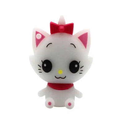 2.0 16gb 32gb 64gb 128gb White Kitty Cat Animal USB Flash Thumb Drive USA Ship