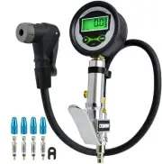 Digital Bicycle Tire Inflator Gauge with Auto-Select Valve Type - Presta and ...