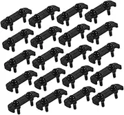 DINHEAROM 20pcs Fryer Accessories Air Fryer Bumpers Protector Protective Feet Tips Replacement Parts Tower Replacement Parts Silicone Trays Feet Bumper Tip Silica Gel Black