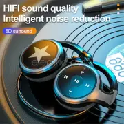 Bluetooth Headphones Neckband Wireless Sports Headset Over-Ear Earbuds With Mic