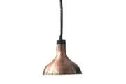 Pull down heat lamp antique copper 290mm Round HYWCL12