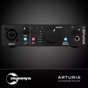 Arturia MiniFuse 1 1 In/2 Out USB 2 Interface (Black)