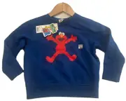 KIDS Blue Sweater KAWS ELMO Blue Size 3 4! NWT!