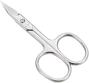 LIVINGO Premium Manicure Nail Scissors Multi-purpose Stainless Steel Cuticle Pedicure Beauty Grooming Kit for Eyebrow, Eyelash, Dry Skin Curved Blade 3.5 inch