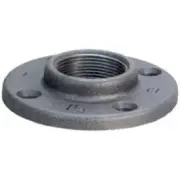Anvil 8700164000, Malleable Iron Pipe Fitting, Floor Flange, 1-1/4" NPT Female,