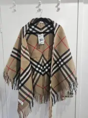 Burberry Vintage Check-pattern wool cape RRP$1990